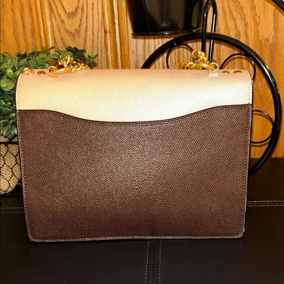 Coach Light Pink and Dark Brown Crossbody Bag - Picture 5 of 16